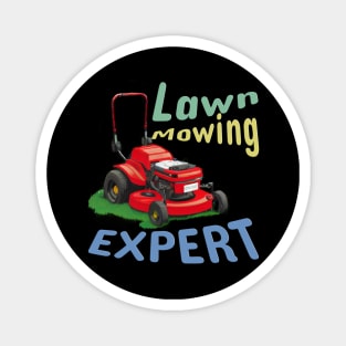 Lawn Mowing Expert Magnet